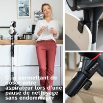 Besenstaubsauger BOSCH BBS711W Weiß Schwarz