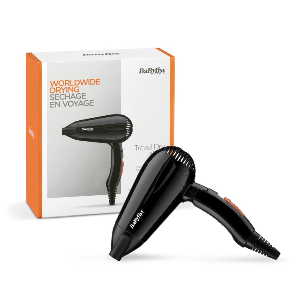 Hairdryer 5344E Babyliss Travel Dry 2000 Black 2000 W