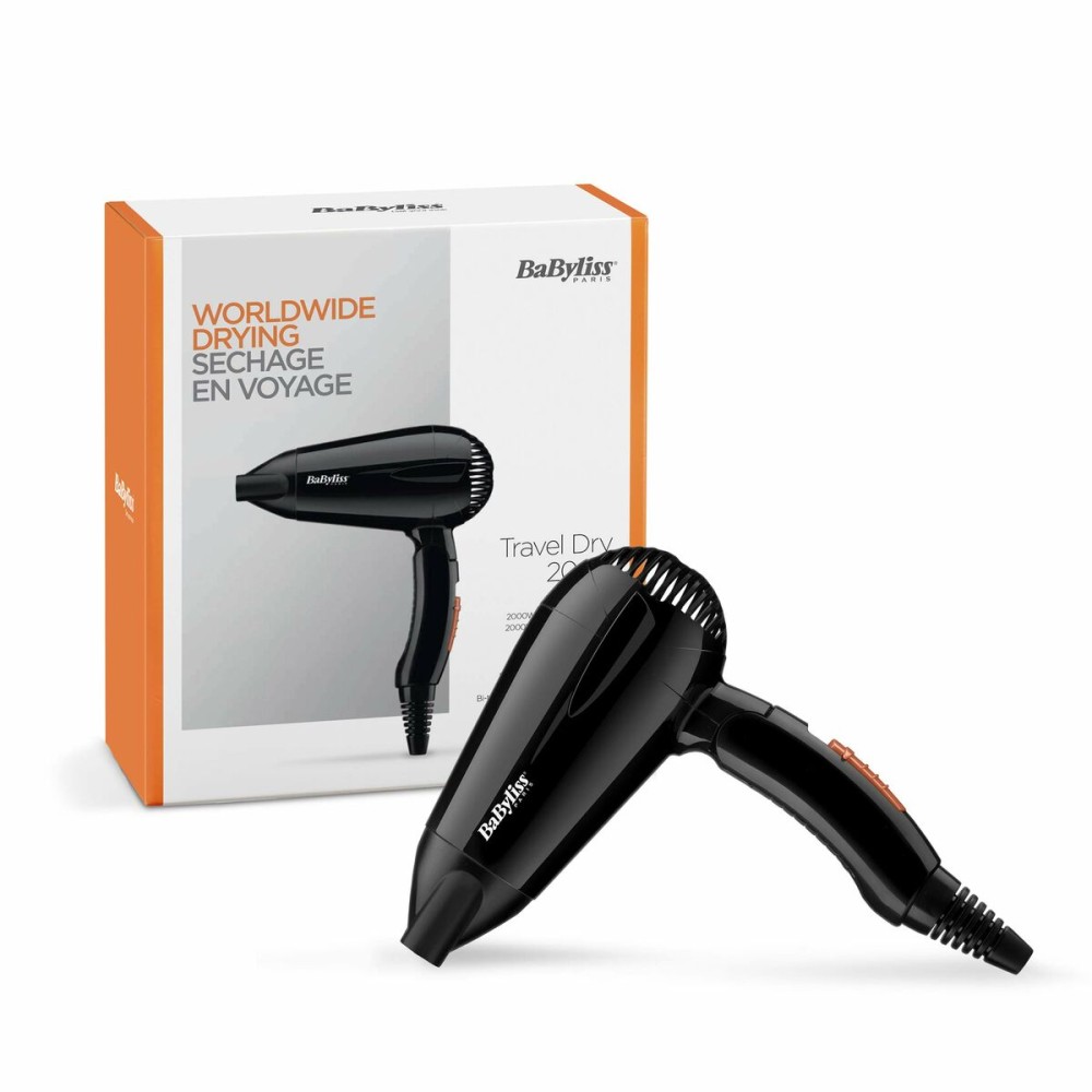 Hairdryer 5344E Babyliss Travel Dry 2000 Black 2000 W