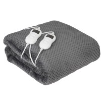 Electric Blanket Adler CR 7417 150 X 160 CM White Grey Polyester