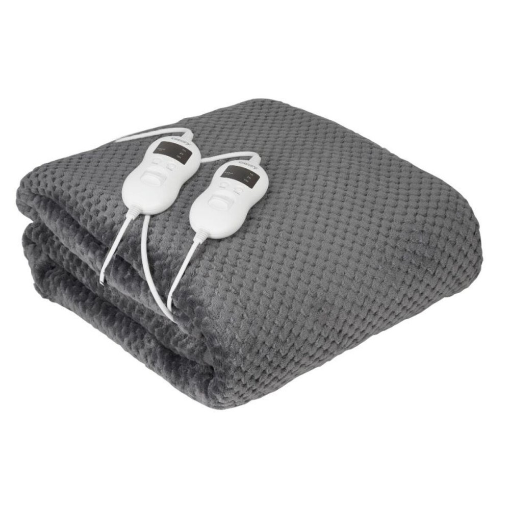 Electric Blanket Adler CR 7417 150 X 160 CM White Grey Polyester
