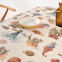 Stain-proof resined tablecloth Belum 0120-396 Multicolour 300 x 150 cm