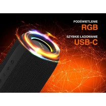Haut-parleurs bluetooth portables Tracer XtremeBeat TWS Noir 15 W