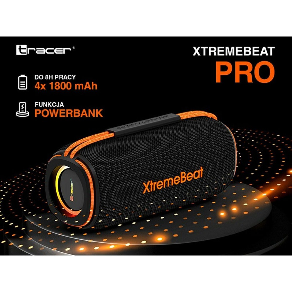 Haut-parleurs bluetooth portables Tracer XtremeBeat Pro Noir 40 W