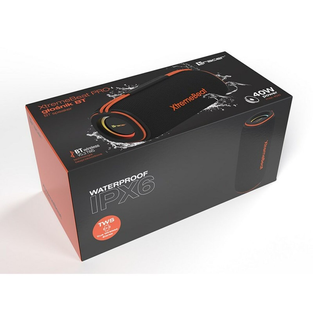 Haut-parleurs bluetooth portables Tracer XtremeBeat Pro Noir 40 W