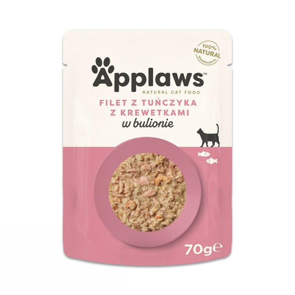 Katzenfutter Applaws Tuna Fillet with prawn in broth Fisch 70 g