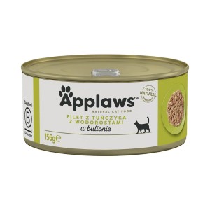Katzenfutter Applaws Tuna fillet with seaweed in broth Fisch 156 g