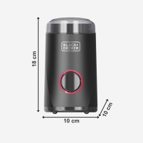 Moulin électrique Black & Decker BXCG152E Noir 150 W