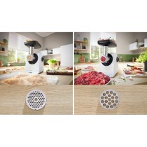 Hachoir à viande BOSCH MFWS420W Blanc Noir Acier inoxydable