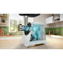 Hachoir à viande BOSCH MFWS420W Blanc Noir Acier inoxydable