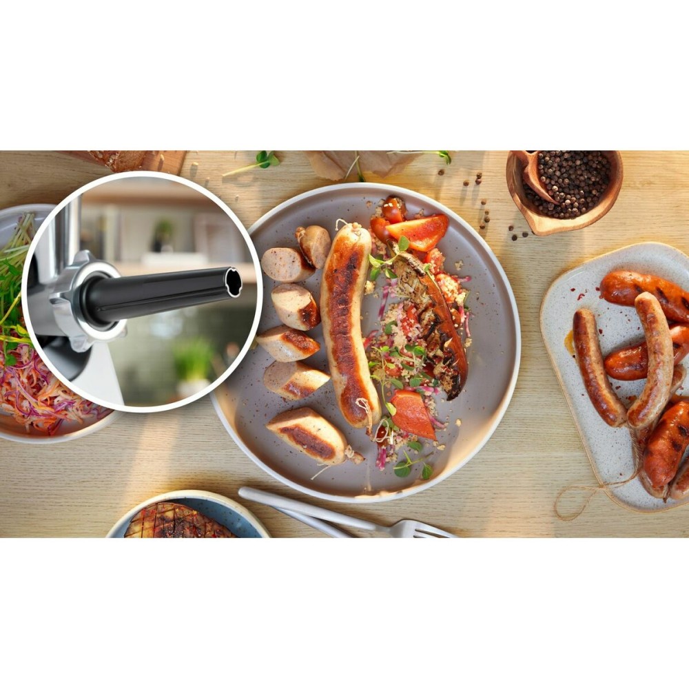 Hachoir à viande BOSCH MFWS420W Blanc Noir Acier inoxydable