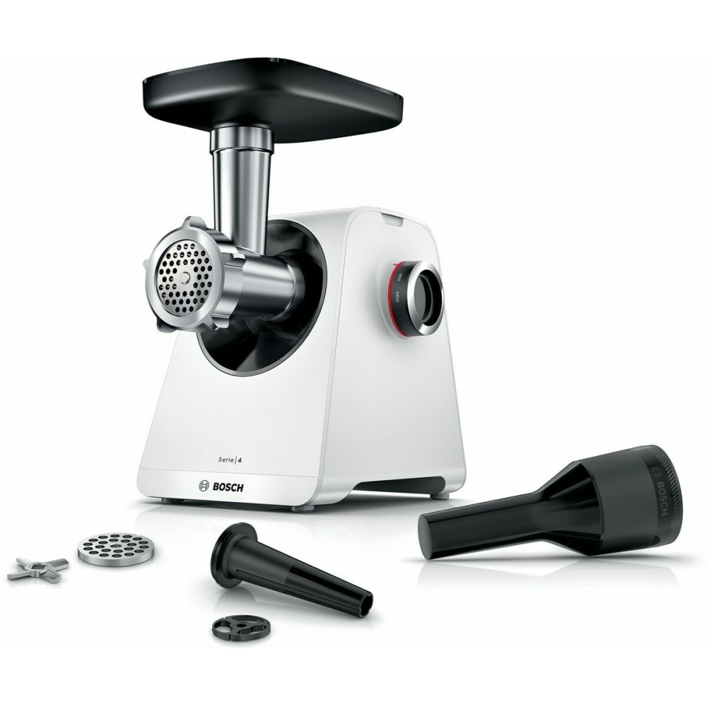 Hachoir à viande BOSCH MFWS420W Blanc Noir Acier inoxydable