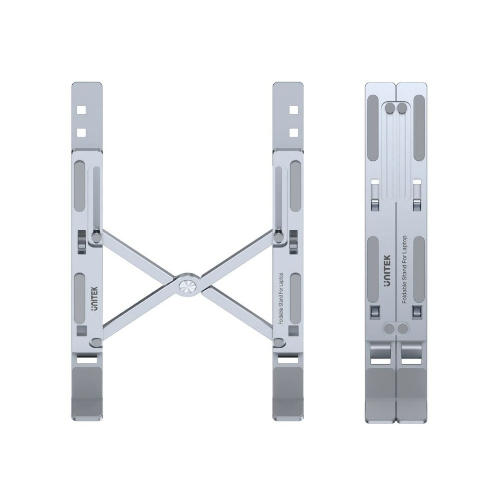 Zusammenklappbarer und verstellbarer Laptop-Ständer Unitek OT155SL Aluminium