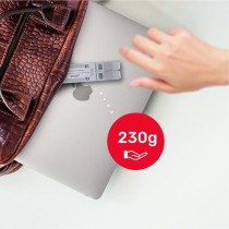 Zusammenklappbarer und verstellbarer Laptop-Ständer Unitek OT155SL Aluminium