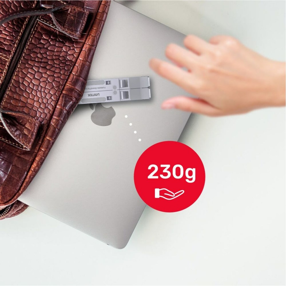 Zusammenklappbarer und verstellbarer Laptop-Ständer Unitek OT155SL Aluminium