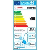 Bagless Vacuum Cleaner BOSCH BGS05A222 White Black 700 W
