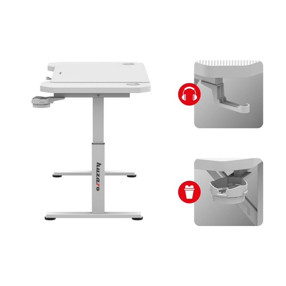Schreibtisch Gaming Huzaro HZ-Hero 2.6 White Weiß