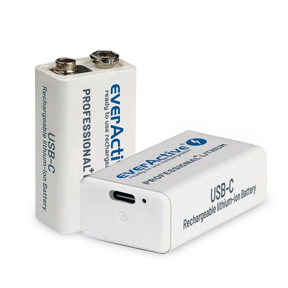 Piles Rechargeables EverActive EVHR22-550C 9 V