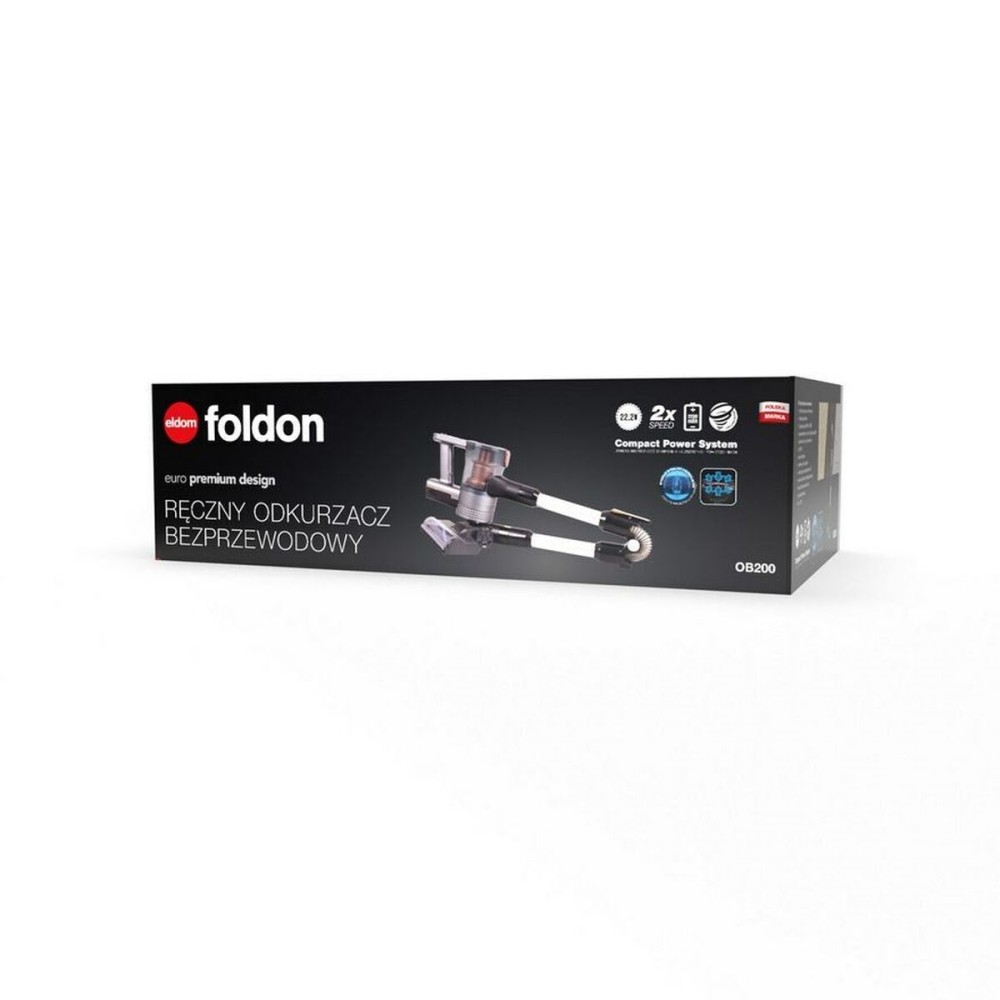 Kabelloser Staubsauger Eldom VESS Schwarz 150 W 5 Stücke