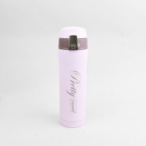 Thermosflasche Feel Maestro MR-1643-40C Rosa Edelstahl Kautschuk Kunststoff 400 ml