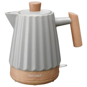 Wasserkocher Concept RK0091 Hellgrau Keramik 1500 W 1,5 L