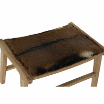Banquette DKD Home Decor 8424001823215 Marron Multicouleur Naturel Teck 65 x 47 x 42 cm