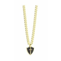 Men's Necklace Guess JUMN04019JWYGBKT-U Cross