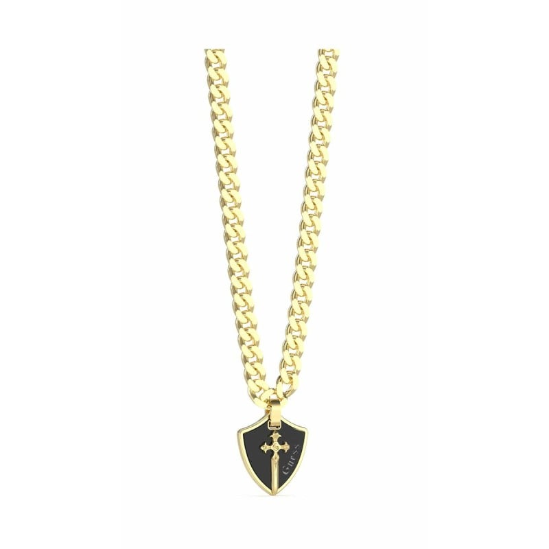 Men's Necklace Guess JUMN04019JWYGBKT-U Cross