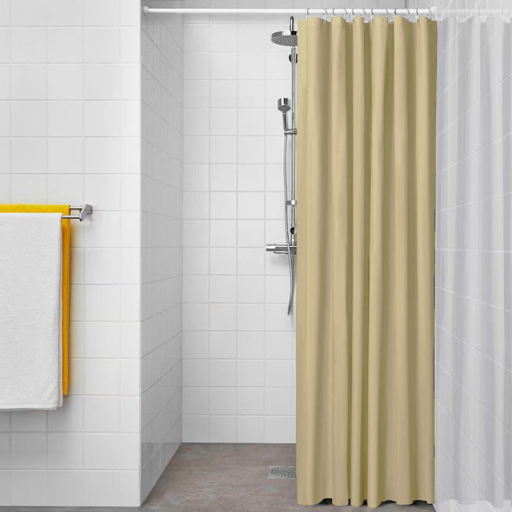 Rideau de Douche Exma Beige PVC 180 x 180 cm