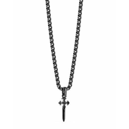 Collier Homme Guess JUMN04024JWBKT-U Croix