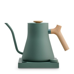 Wasserkocher Fellow grün Holz Edelstahl 900 ml