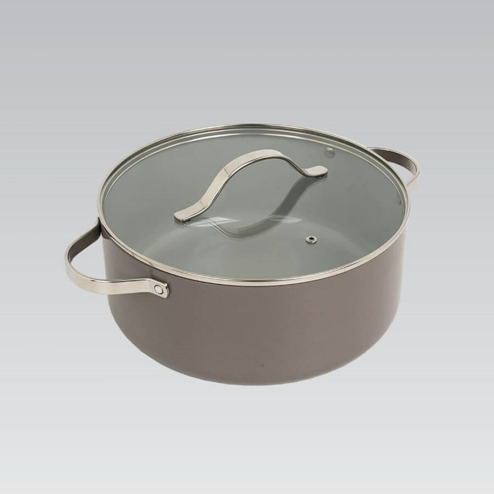 Casserole with Lid Feel Maestro MR-4009-18 Grey Metal Aluminium 18 cm 1,9 L