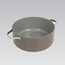 Casserole with Lid Feel Maestro MR-4009-20 Grey Metal Aluminium Ø 20 cm 2,3 L