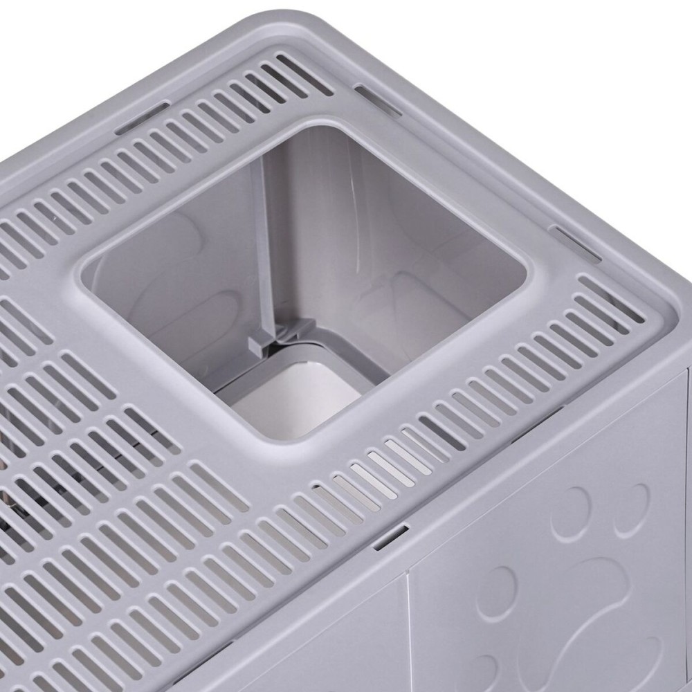 Cat Litter Box Diamentiq Yoko White Grey Plastic