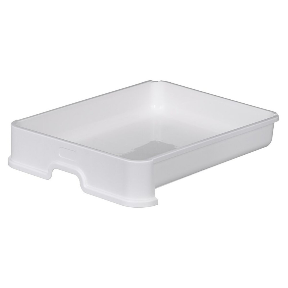 Cat Litter Box Diamentiq Yoko White Grey Plastic