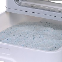 Cat Litter Box Diamentiq Yoko White Grey Plastic