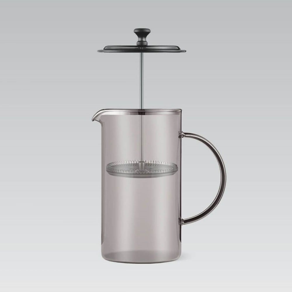 Teekanne Feel Maestro MR-1861-1000 Schwarz Durchsichtiges Edelstahl Borosilikatglas 1 L