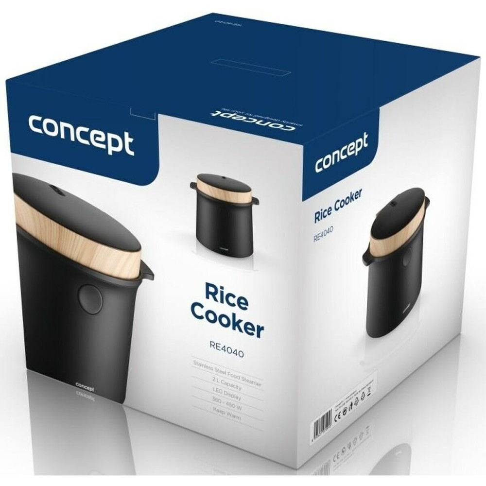 cuiseur à riz Concept RE4040 Noir Bronze 450 W 2 L