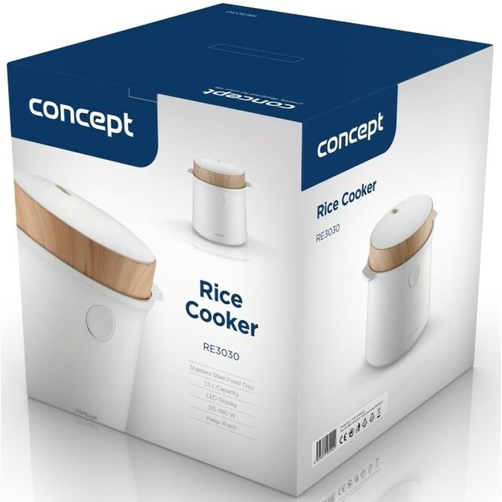 Rice Cooker Concept RE3030 White Bronze 380 W 1,5 L