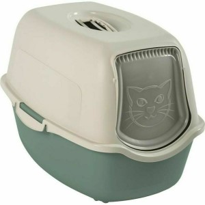 Katzentoilette Rotho My Pet Bailey Weiß grün Polypropylen