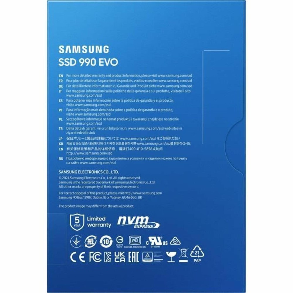 Hard Drive Samsung MZ-V9E2T0BW 2 TB SSD