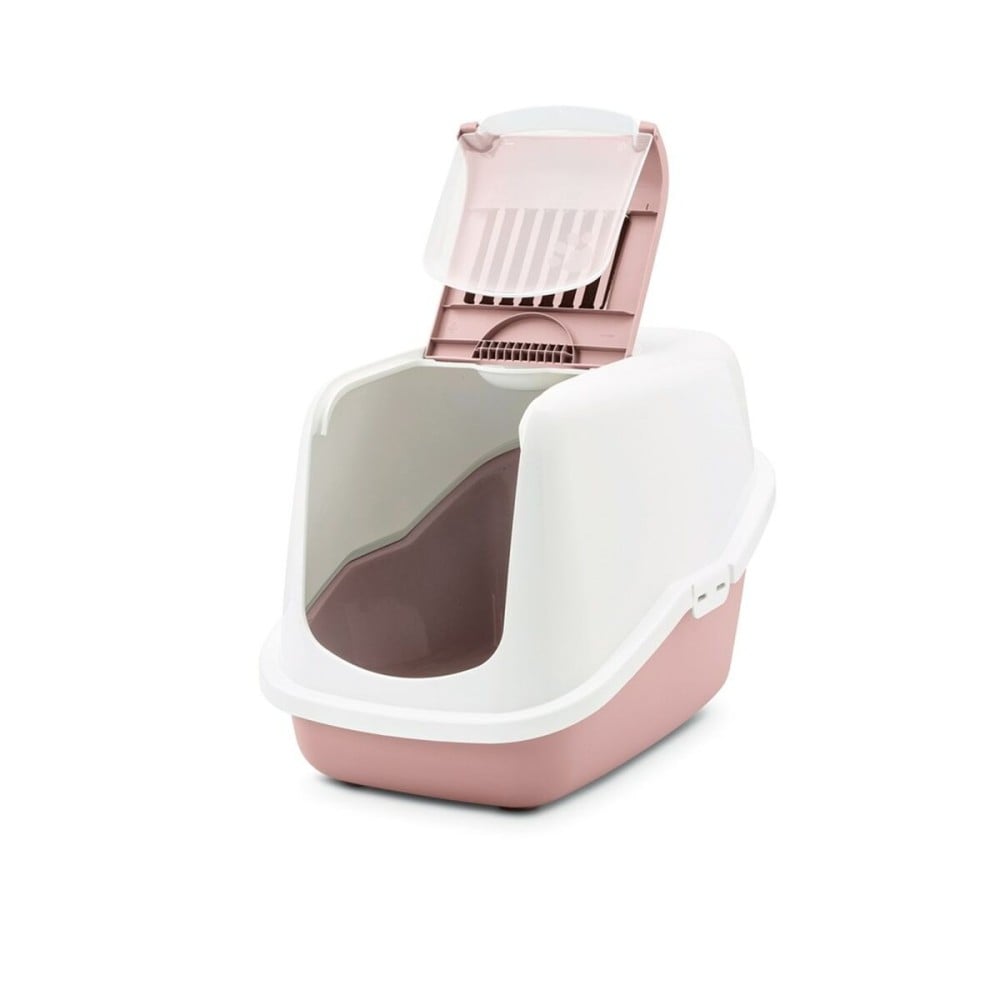 Cat Litter Box Savic Nestor White Plastic