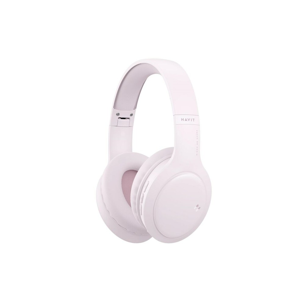 Bluetooth-Kopfbügelkopfhörer Havit H633BT Rosa
