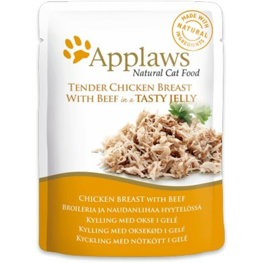 Katzenfutter Applaws Chicken Breast with Beef in Jelly Huhn 70 g