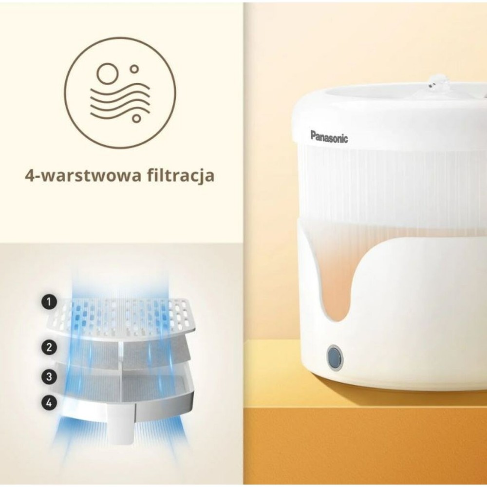 Pet Water Fountain Panasonic CP-JNW01CW White Plastic