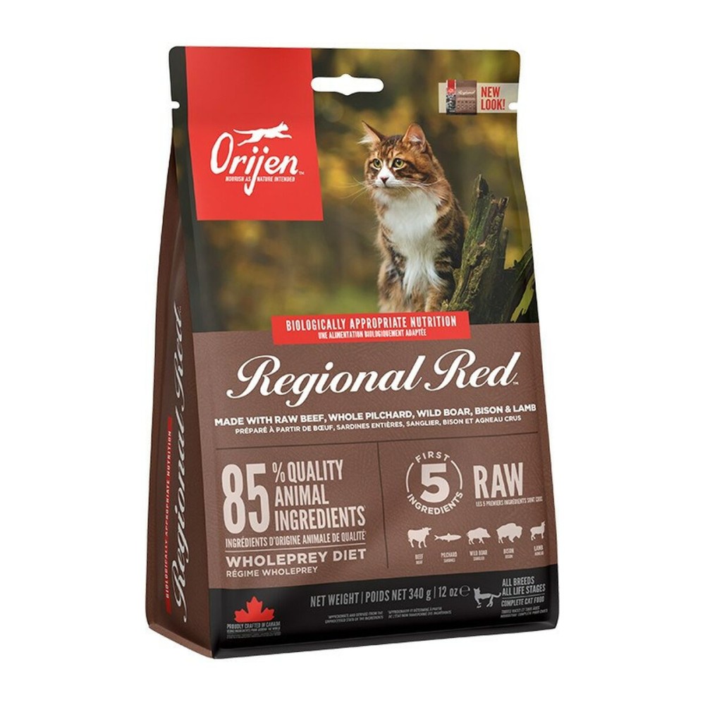 Katzenfutter Orijen Rindfleisch Lamm Wildschwein 340 g