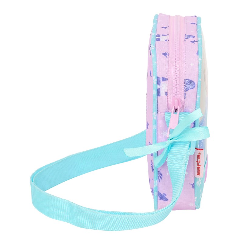 Shoulder Bag Frozen Cool days Violet Sky blue 16 x 18 x 4 cm