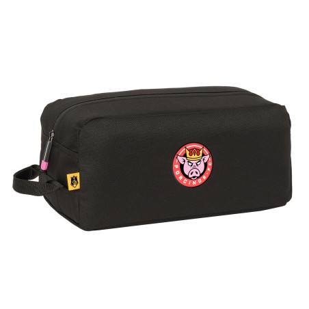 Travel Slipper Holder Kings League Porcinos Black 34 x 15 x 18 cm