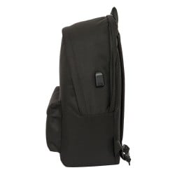 Sac à Dos pour Portable et Tablette avec Sortie USB Kings League +usb kings league Noir 31 x 44 x 18 cm