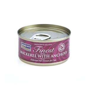 Aliments pour chat FISH4DOGS Mackerel with anchovy Poisson 70 g